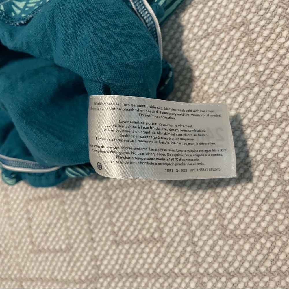 Carter’s Toddler Romper, Size 24 Months, Teal - Picture 7 of 8
